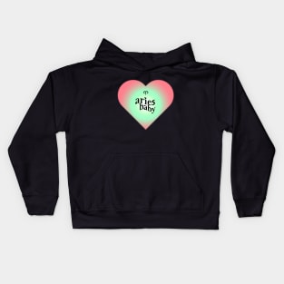 aries baby Kids Hoodie